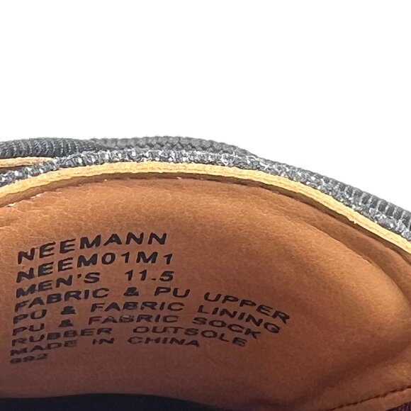 Steve Madden Mens Size 11.5‎ Neemann Black Denim Casual Oxfords Sneakers Shoes main image 8